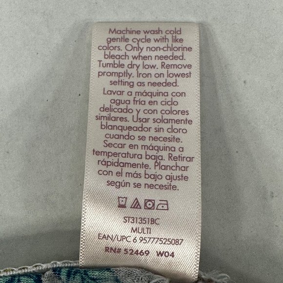 Secret Treasures Womens Size 3X 22W-24W Sleep Short Leopard Leaves New With Tags - Picture 6 of 11